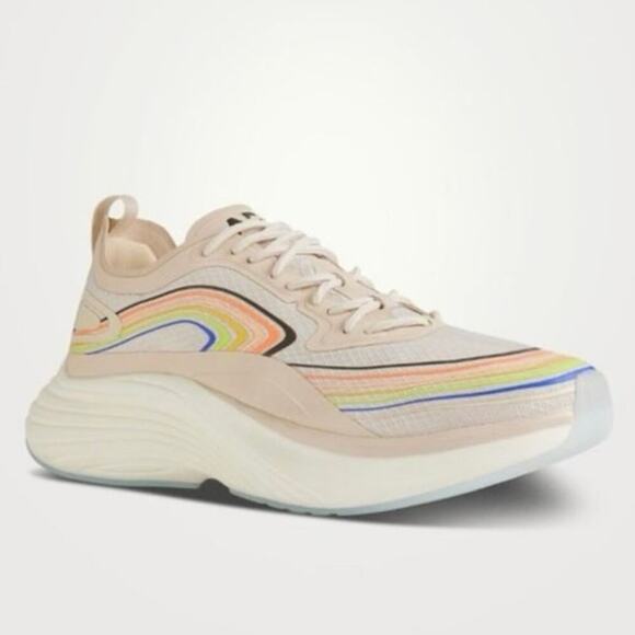 APL women’s Streamline Sneaker in Beach, Chocolate, & Multi SIZE 11 - Picture 1 of 11